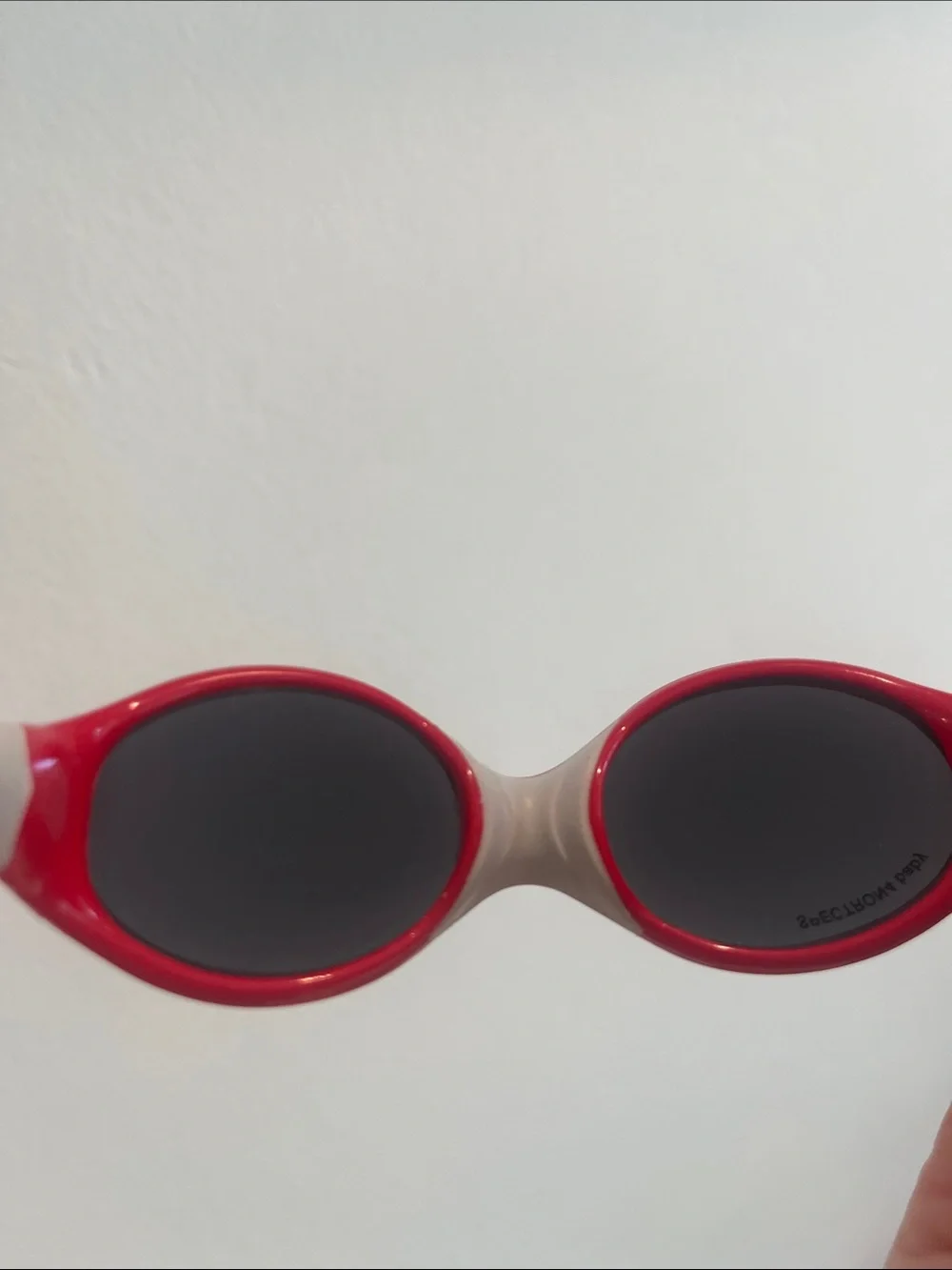 Julbo Baby Red Sunglasses with Blue Pouch Ski Hike Polarized Lens